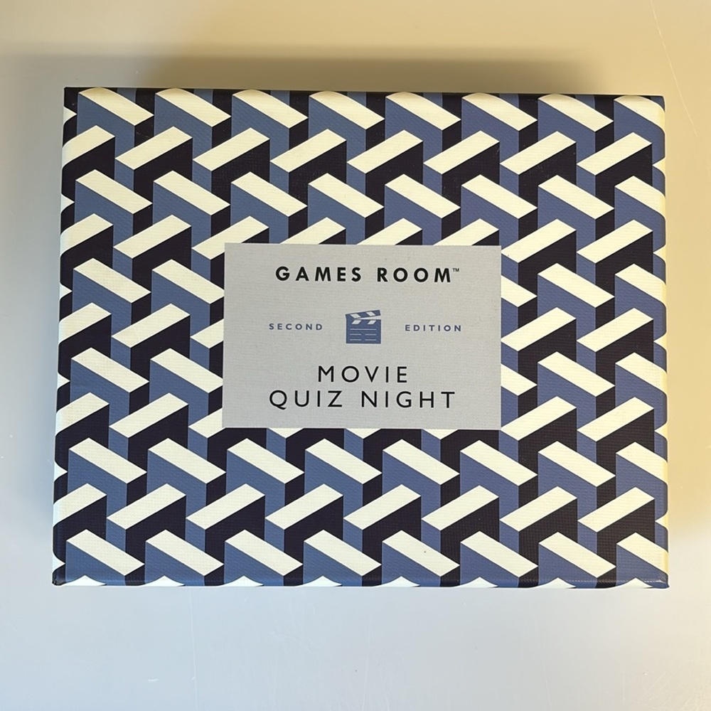 GAMES ROOM Trivia Game MOVIE QUIZ NIGHT second edition Large Box New